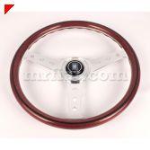 .. Nardi steering wheel classic wood 360 mm with chrome spokes. It comes with a Nardi logo... Toyota horn button Diameter: Inner: 49.5 mm; Outer: 59.0 mm. Please make sure to check.