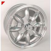 Midget models. Part... Silver polished 5.5x13 Minilite style wheel for MG Midget, Austin Healey, and Sprite.