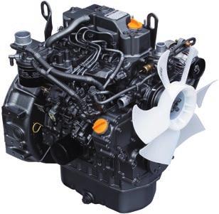 A high-power, eco-friendly engine meeting Stage IIIA emissions regulations The YANMAR TNV direct injection diesel engine was