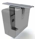 Area of application: For use when CPU holder can not be mounted directly beneath the desk or table top.