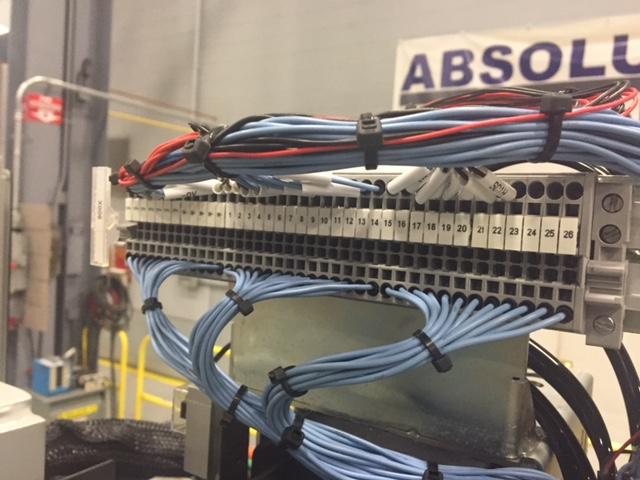Make note of the number(s) located on the outside of the chosen light-blue wire, or the wire leading into the termination point on the terminal strip.