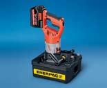 Battery Powered Hydraulic Pumps Battery Powered Pump The BP-series cordless pump is best suited for small to medium size cylinders or hydraulic tools, or wherever portable cordless hydraulic power is