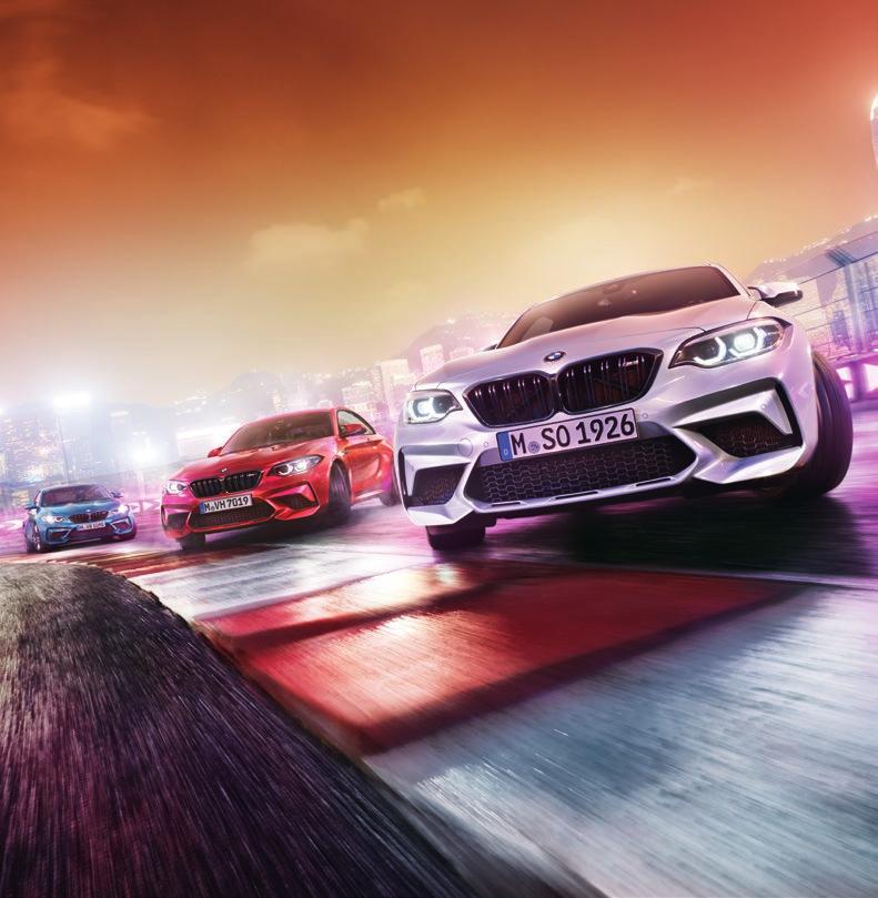 The Ultimate Driving Machine THE BMW M2 COMPETITION. ONE WITH THE MACHINE.