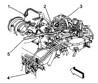 Page 16 of 21 19. Position the engine wiring harness. 20. Install the wire harness clip to the accelerator cable bracket. 21. Connect the following electrical connectors: The fuel meter body assembly (1) The Manifold Absolute Pressure (MAP) sensor(3) The EVAP canister purge solenoid valve (2) 22.