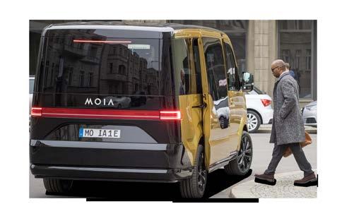 Successful launch of MOIA Shuttle at end of 2017, customers show a high demand for this alternative form of mobility Prepared for Shadow/ security driver mode Connected to backend Customized interior