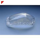 .. Red clear tail light lens for Volvo Amazon models.