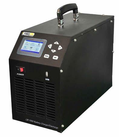 LB-Series Portable Load Banks LB-1000 Battery Charger / Discharger / Activator Product Overview The LB-1000 is a complete solution for daily battery maintenance of single jars or cells up to 12V.