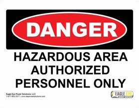The impact of improper, insufficient or lack of safety signs could result in: physical harm to employees, fines, or potential litigation.