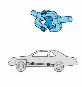 56 CHAPTER 3 (a) Yoke Front U-Joint Cardan Joint Operating Angles Are 3º to 6º Yoke Rear U-Joint Cardan-Type Universal Joint Many people call the drive axle assembly the differential.