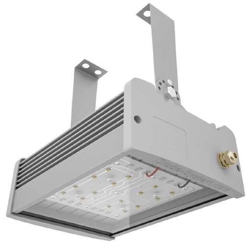 LED industrial lighting PR-LED A40 LED industrial lighting PR-LED S16 LED spotlight 50 W is used for indoor and outdoor lighting of industrial areas enterprises, warehouses, as well as for