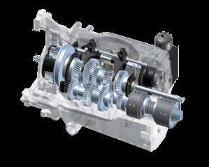 This robust transmission unit with double-clutch technology provides outstanding power transmission without any interruption to traction. It also provides superlative acceleration.