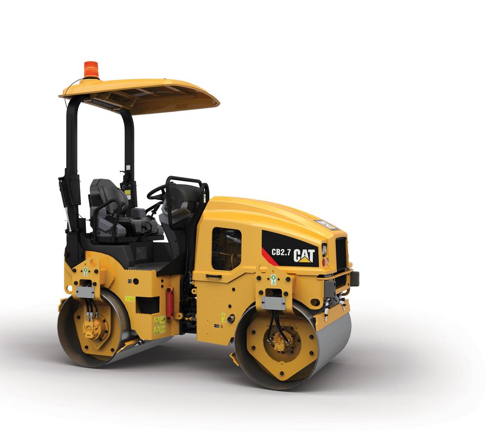 SIMPLE. PRODUCTIVE. MAKE EFFICIENT USE OF YOUR TIME Performing multiple duties with a single machine is what makes Cat Utility Compactors so attractive.