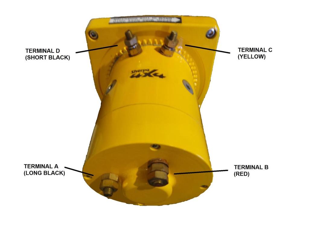 Electrical Connection Single Motor Winches NOTE: It is recommended to always install a battery isolator switch in series on the +ve cable of your winch.