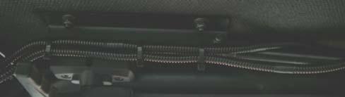 24 Feed bullets for passenger side rear light through the center panel if