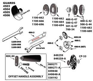 K C PART NUMBER DESCRIPTION 510076 REPAIR KIT WITH GEARS. Includes all bearing and snap rings and spacers and blades.