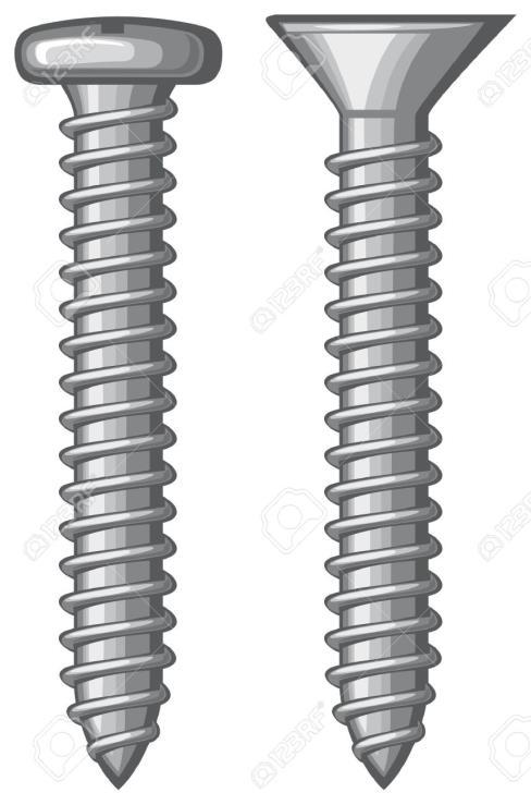 Screws Screws are an Inclined Plane wrapped around a cylinder.