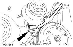 For additional information, refer to Crankshaft Front Oil Seal in this section. 14.
