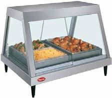 Glo-Ray Heated Display Cases Designed for show and sell areas in any foodservice operation, the Hatco Glo-Ray Heated Display is perfect for hot food merchandising.