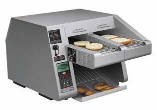Intelligent Toast-Qwik Hatco s Intelligent Toast-Qwik allows the operator to toast multiple products at the touch of the button, changing easily from bagels and toast to hash browns and garlic bread