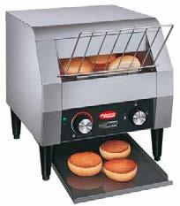Toast-Max features an easyto-use 4-position toast selector switch with Off / Toast / Buns / Stand-by.