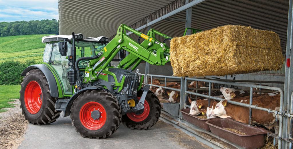 THE CARGO SWING ARM Mounting and removing made easy. The new Fendt Cargo-Lock makes mounting and removing the loader easy and fast. The multi-coupler also saves time.