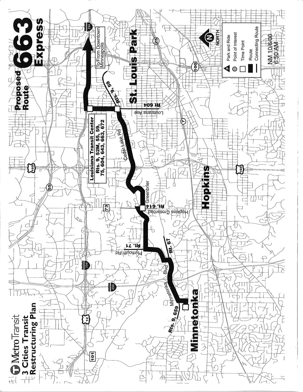 1J G MetroTransit --i- 3 Cities Transit 1= Restructuring Plan ----r-