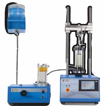 GEO TESTING EQUIPMENT Triaxial Testing Apparatus BS 1377-7,8 1924-2, ASTM D2850 D4767 AASHTO T296 T297 In a Triaxial shear test, stress is applied to a sample of the material being tested in a way,