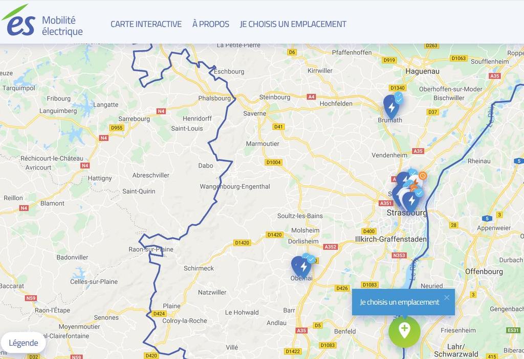 Consulting users for new E-CS locations ES Energies, the local energy provider in Strasbourg and Bas-Rhin, has launched