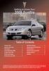 Getting to Know Your Sunfire