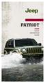 PATRIOT 2009 QUICK REFERENCE GUIDE