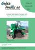 Compost Turner. Achieve High-Quality Compost with Gujer Compost Turning Machines. Living and. working with. Nature SGF 3100