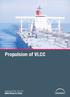Propulsion of VLCC Introduction
