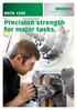 BSTA Precision strength for major tasks.