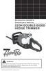 22DH DOUBLE-SIDED HEDGE TRIMMER