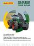 TRACTOR DRIVE RADIAL TIRES RANGE DRIVE RADIAL TIRES RANGE. R-1 and R1-W tread depths. Special high speed series