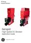 GE Energy Industrial Solutions. Gerapid High Speed DC Breaker Application Guide 1. 1