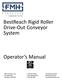 BestReach Rigid Roller Drive-Out Conveyor System