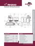 RH200. Hydraulic Mining Excavator RH200 HYDRAULIC MINING EXCAVATOR. General Data: Features. Product Specification Sheet.