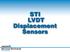 STI LVDT Displacement Sensors