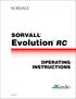 SORVALL. Evolution OPERATING INSTRUCTIONS PN