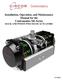 Installation, Operation, and Maintenance Manual for the Contromatics M6 Series RACK AND PINION PNEUMATIC ACTUATORS