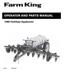 Operator and Parts Manual Fertilizer Applicator
