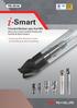 -Smart YE-IS16. Y-Coated Modular type End Mill. Ultra-micro Grain Carbide Heads with Carbide & Steel Holders