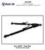 BX7460P Allure Tow Bar Operator Manual & Installation Instructions. ALLURE Tow Bar (10,000 lb) Pintle Coupler