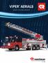 VIPER AERIALS STRAIGHT STICK AERIAL APPARATUS. Discover Innovation. Experience Technology.