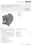 High Torque Vane Motor MV037 Series Technical Data Sheet