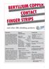 FINGER STRIPS. and other EMI shielding products. Characteristics