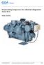 Reciprocating Compressors for industrial refrigeration / Series RC12