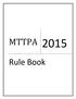 MTTPA Rule Book