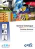 General Catalogue. Finishing Solutions. Making Manufacturers More Competitive TM.
